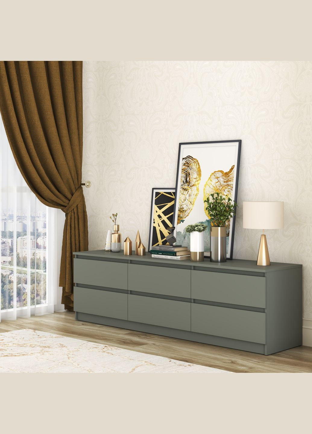 Тумба под телевизор Нео 6Ш 180x43x53 см (MBS-1294) MebelStar (334300096)