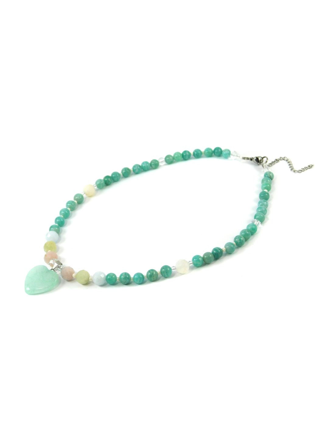 Ожерелье "Особое" Амазонит, Морганит Fursa fashion (322313877)