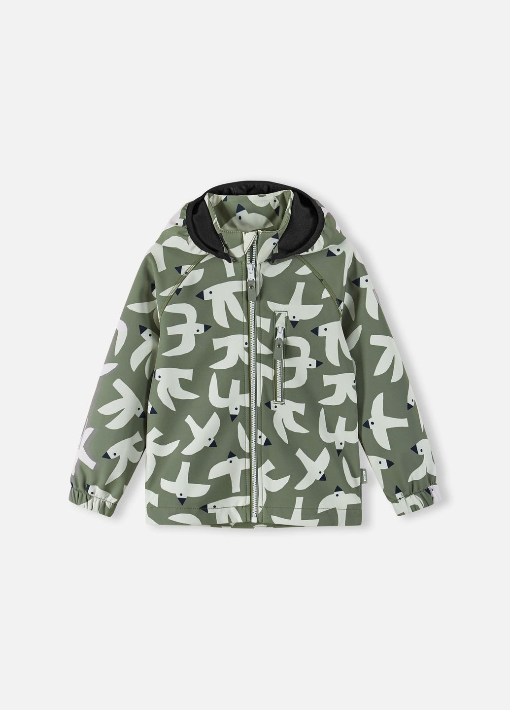 Темно-зелена демісезонна куртка softshell Reima VANTTI