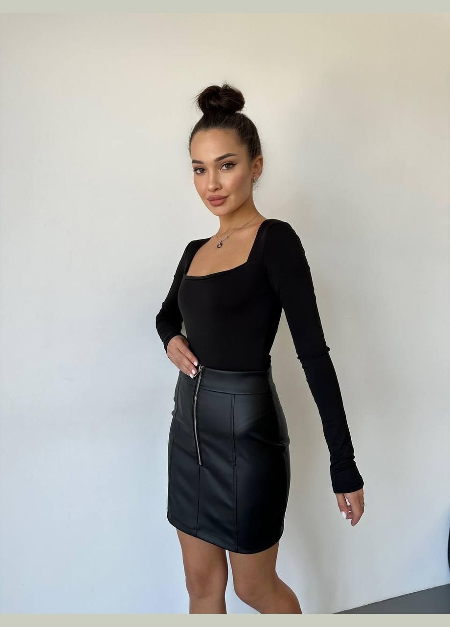 Спідниця жіноча-трансформер, шкіряна, чудова якість тканини та пошиття JUGO Atelier № 031 (303106764)