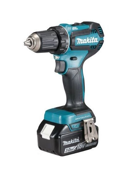 Шуруповертрель DDF485RFJ, акум, LXT, 18В, 3 АГ*2шт, DC18RC, кейс Makpac, 50/27Нм, 1.4-1.7 кг Makita (314977143)