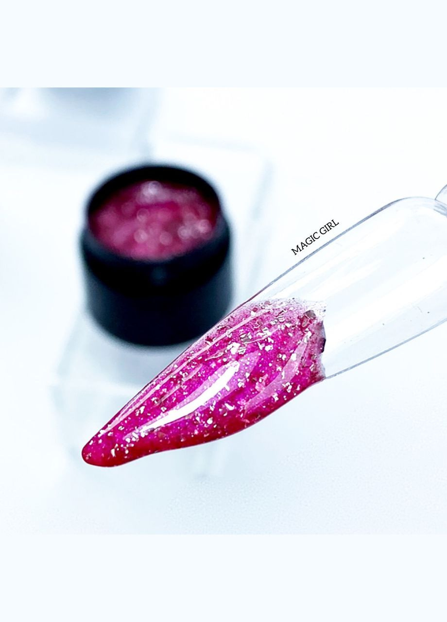Гель-лак SHINE глітер малина 5 мл Magic Girl (303635441)