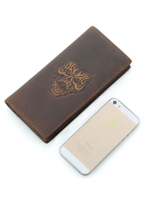Гаманець чоловічий в вінтажному стилі коричневий 14384 Vintage (329196661)