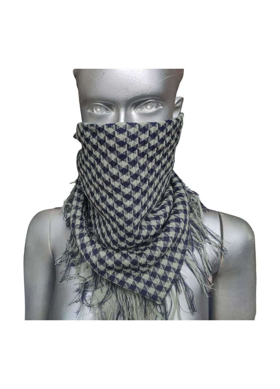 Платок арафатка 120×120 черно зеленый, тактический шарф Ярослав (330776404)