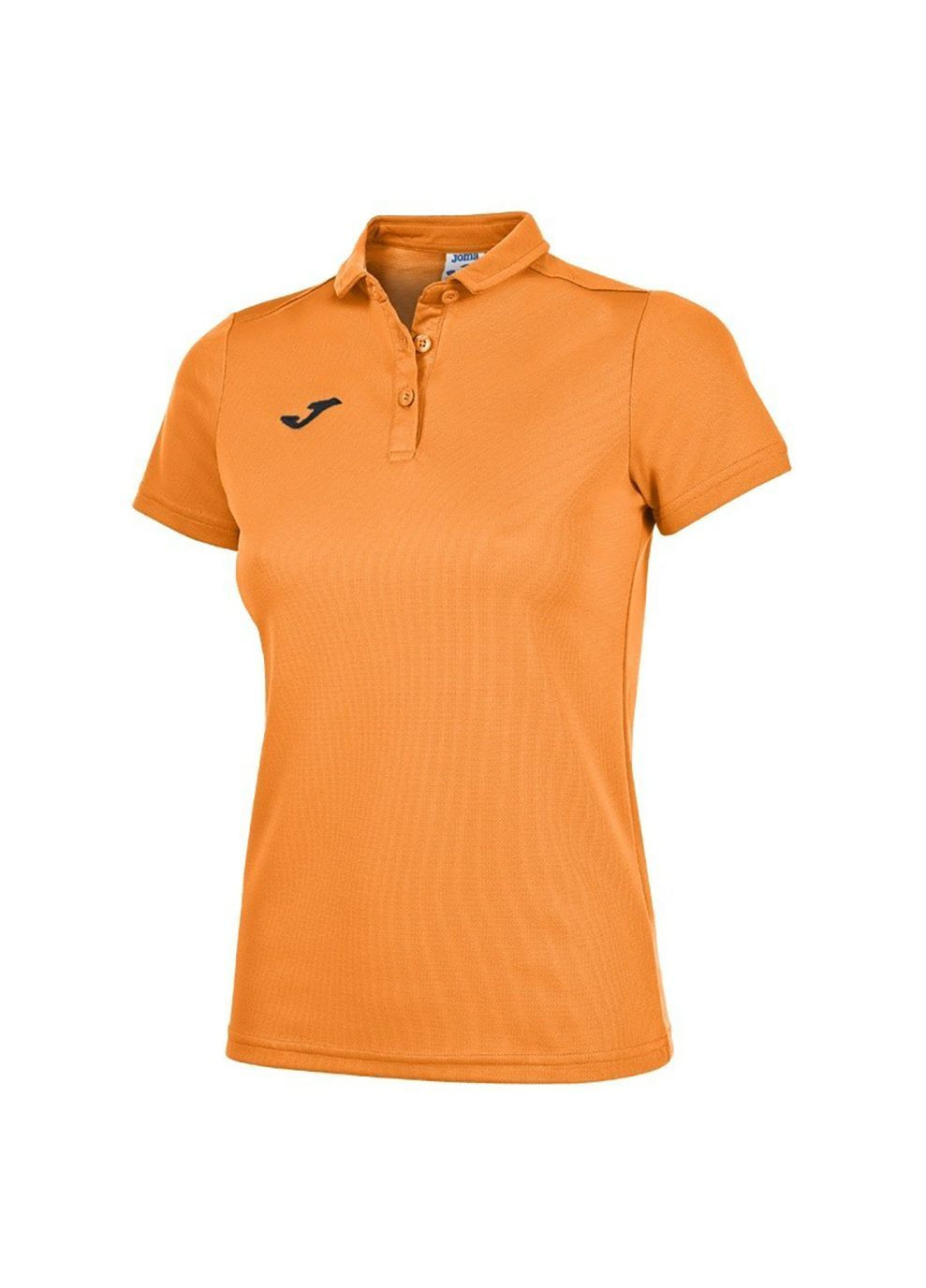 Оранжевая женская футболка-поло hobby оранжевый Joma однотонная