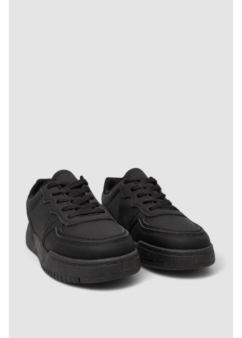 Черные кеды женские с перфорацией,, 248rad60 Ager