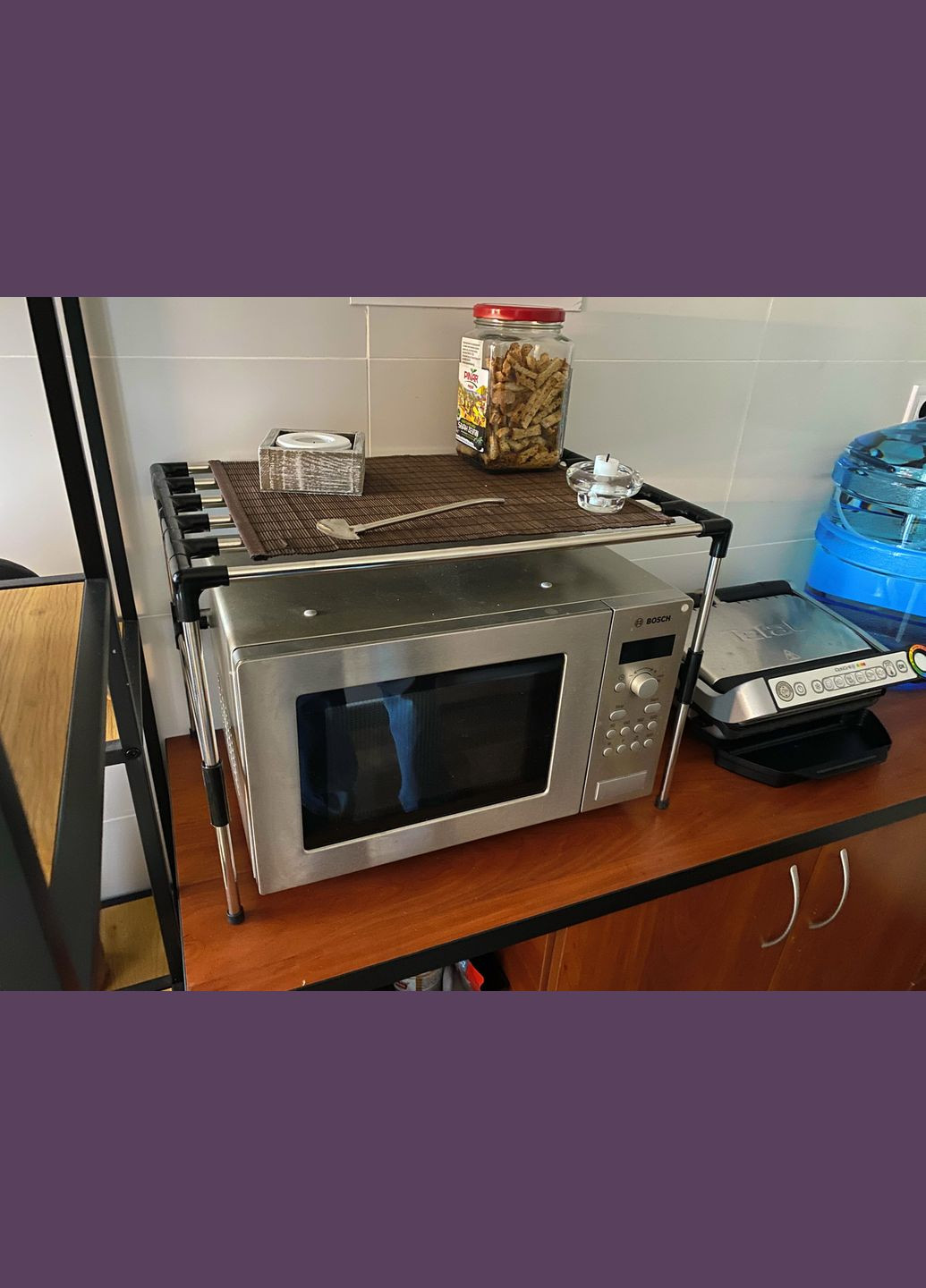 Настільна полиця для принтера - Stels, з полірованої нержавіючої сталі. Полиця над принтером, мікрохвильовою піччю Broody (300854247)