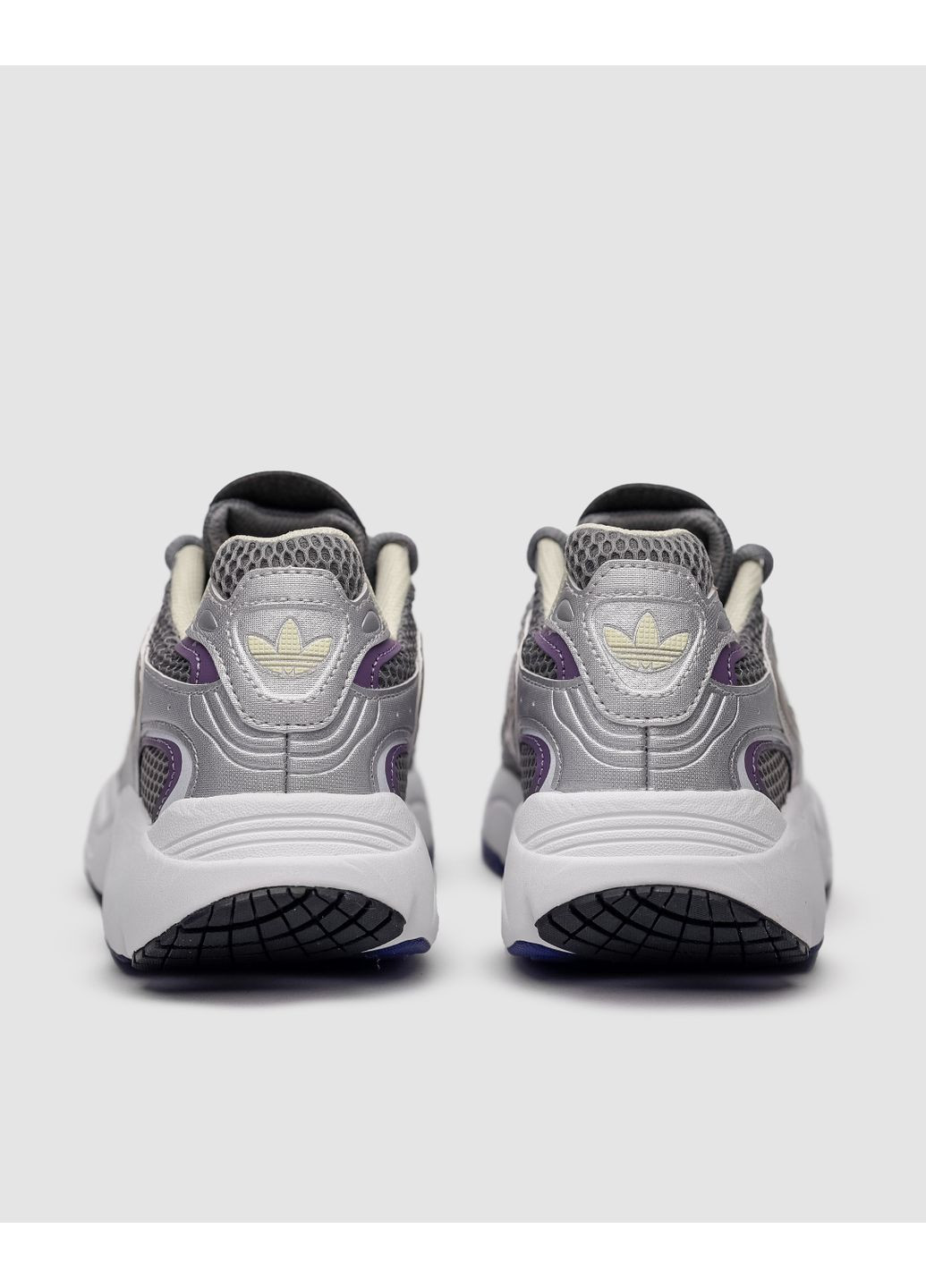 Сірі Осінні кросівки чоловічі adidas ozmillen grey shadow violet адідас озміллен No Brand
