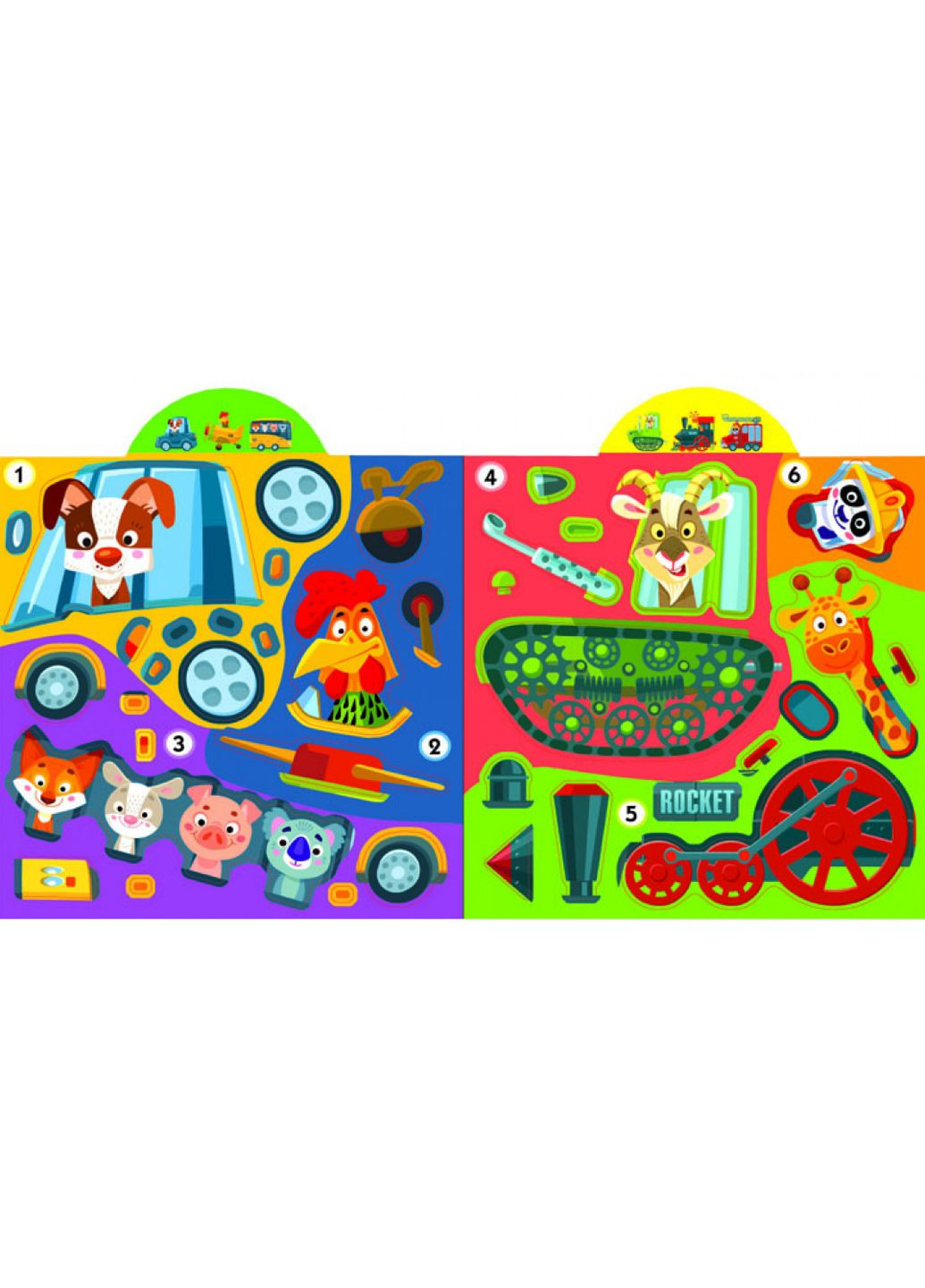 Книга Игрушка-развивайка. Техника. 63 большие наклейки (Crystal Book) No Brand (338866100)