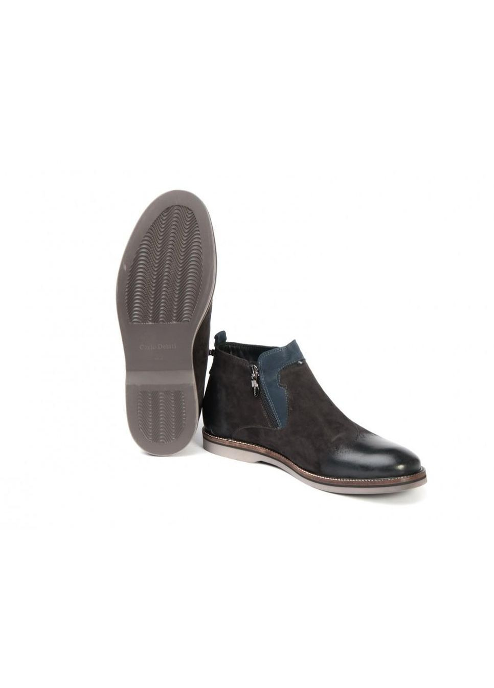 Серые зимние ботинки 7144101 38 цвет серый Carlo Delari