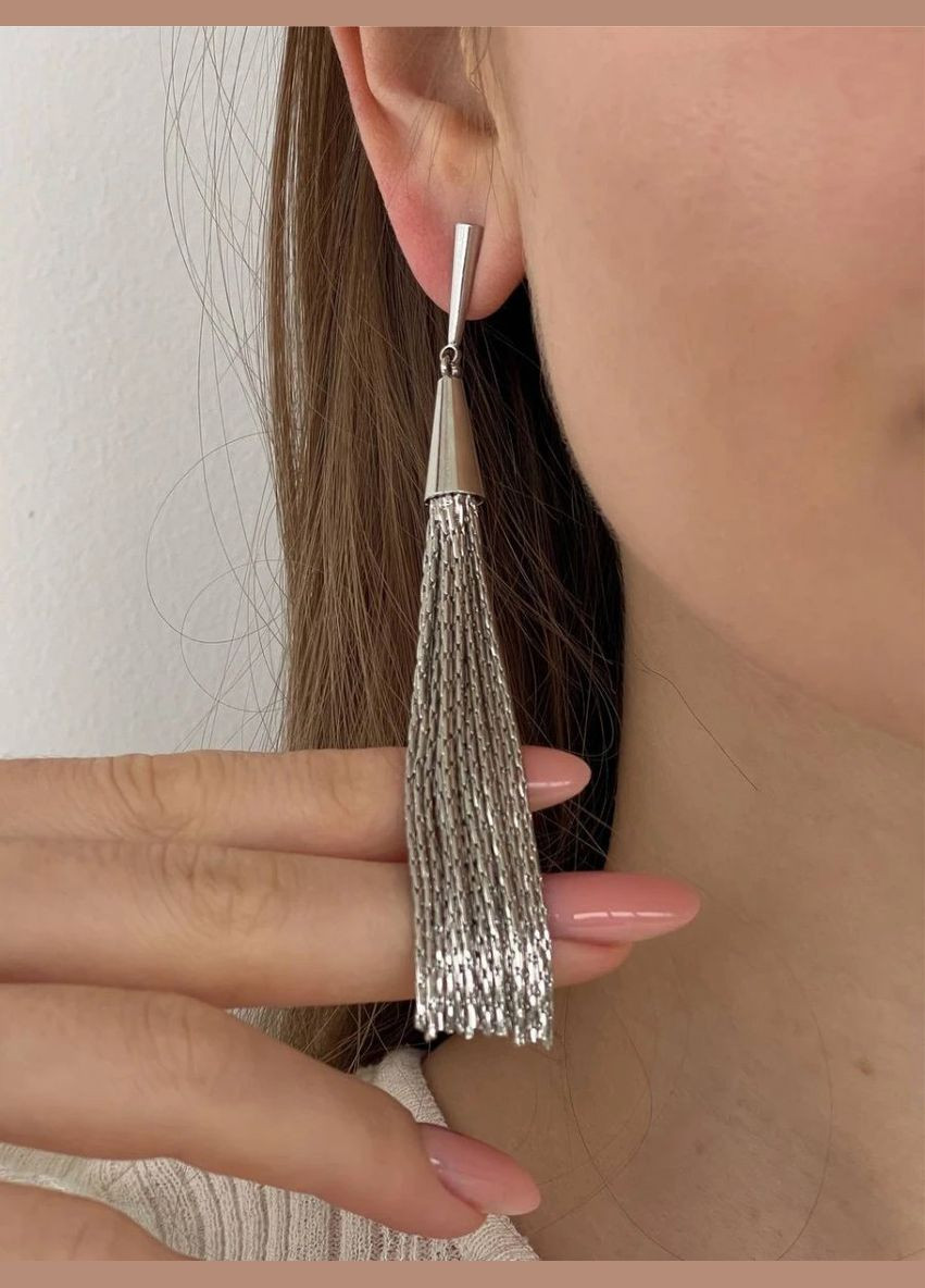 Серьги "Steel Mind" Le'Perle (329751625)