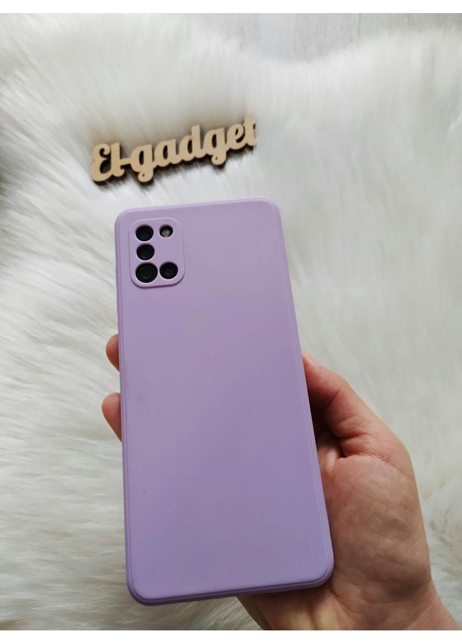 Чехол силиконовый для Galaxy A31 (A315) лиловый Silicone Case full Samsung (360896819)