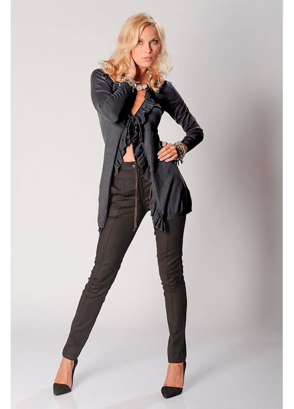 Черный кардиган Forza Viva