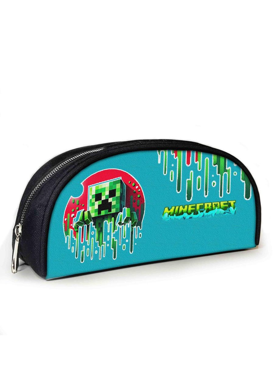 Пенал шкільний Minecraft Кріпер 23х10х8 см з принтом для хлопчика (3159) No Brand (340843400)