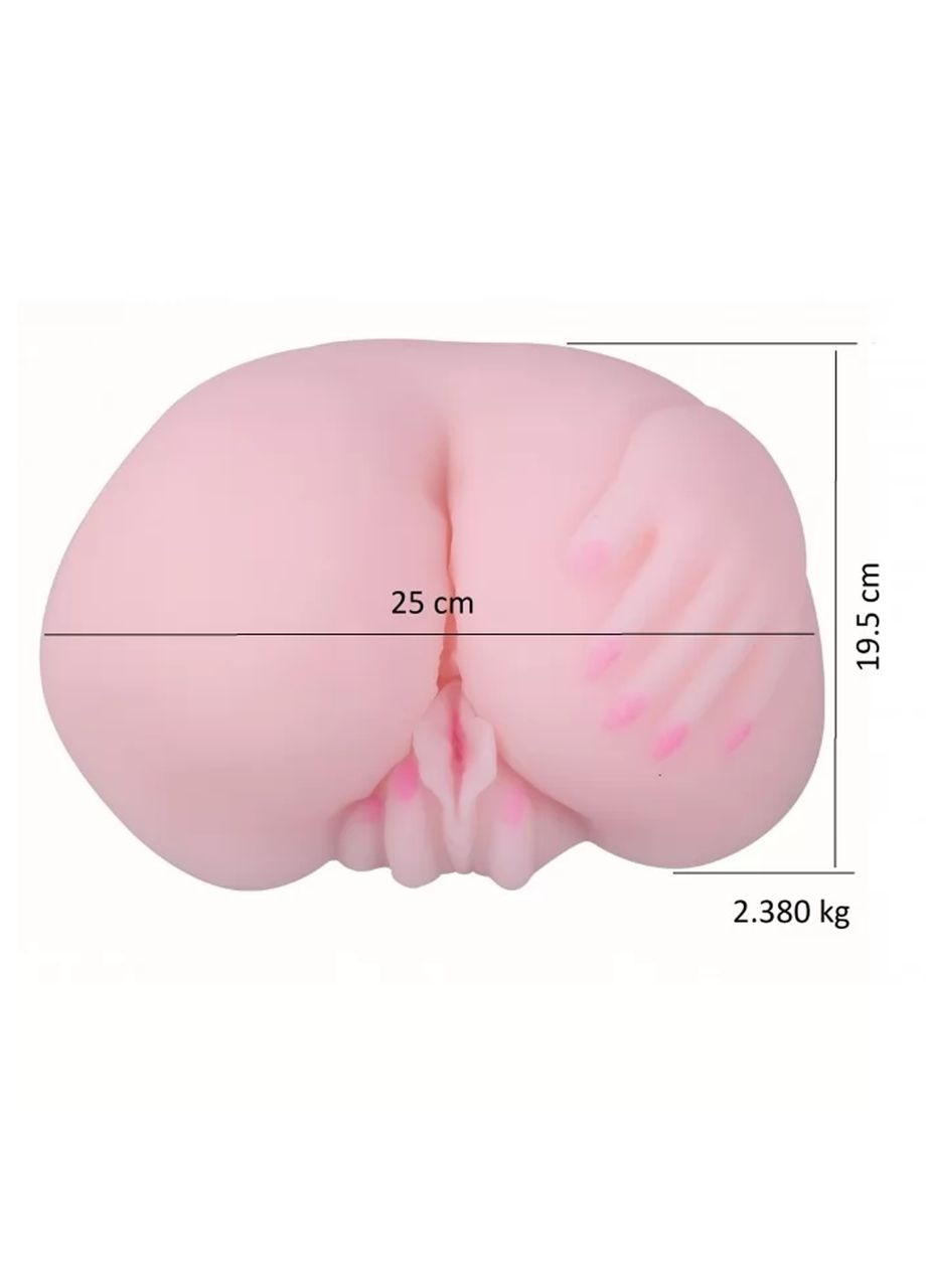 Секс лялька гумова вагіна та анус для сексу мастурбатор чоловічого тілесного кольору Boss (335400852)