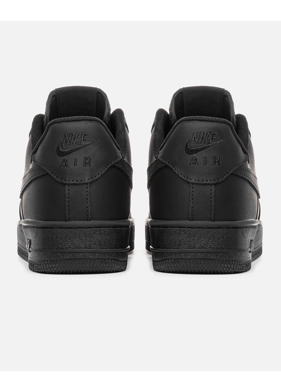 Чорні Осінні чоловічі кросівки Nike Air Force 1 Low 07 Premium Black CW2288