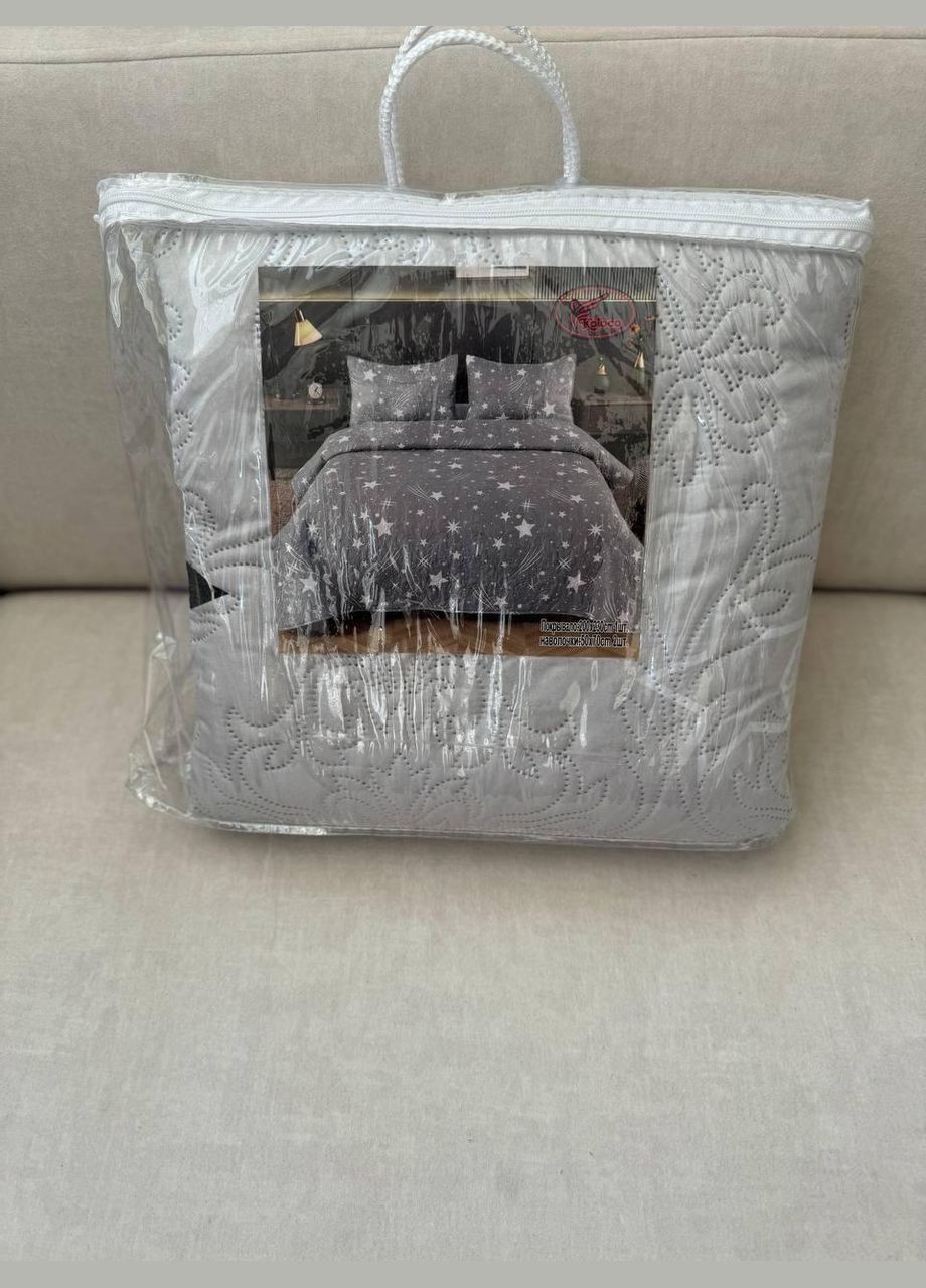 Одеяла летние хлопковые гипоаллергенное стеганое с наволочками 200х220 (П4К-5106) No Brand (306633815)