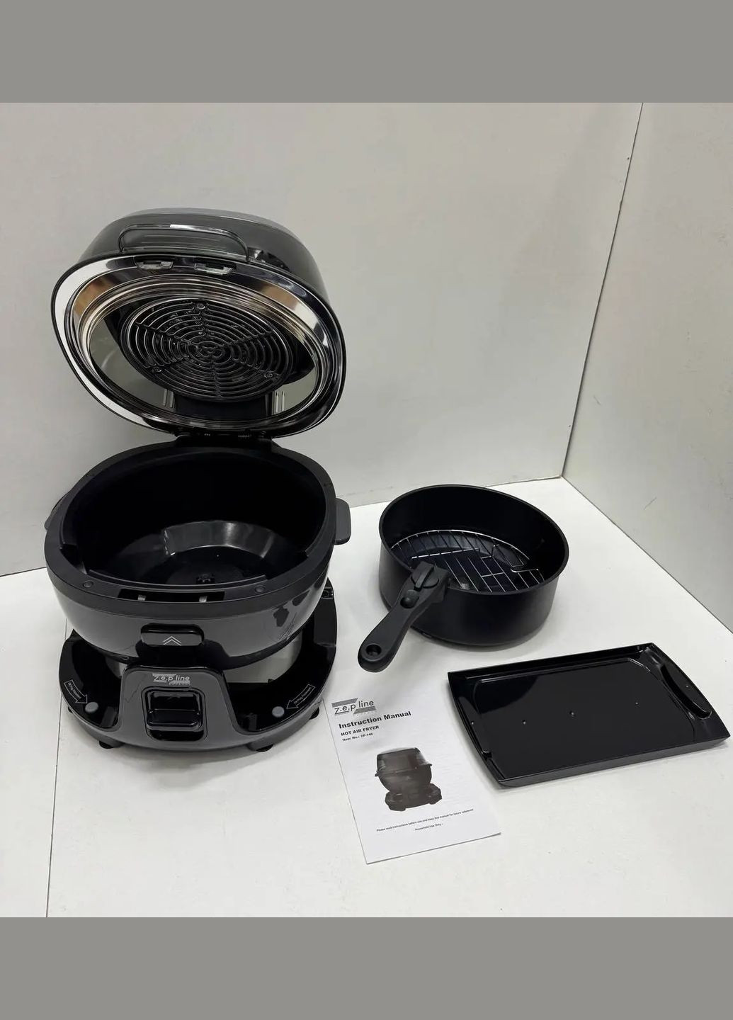 Смарт-аэрофритюрница с функцией вращения на 18 программ Zepline ZP-140 10литров 4000Вт Promotec (327421989)