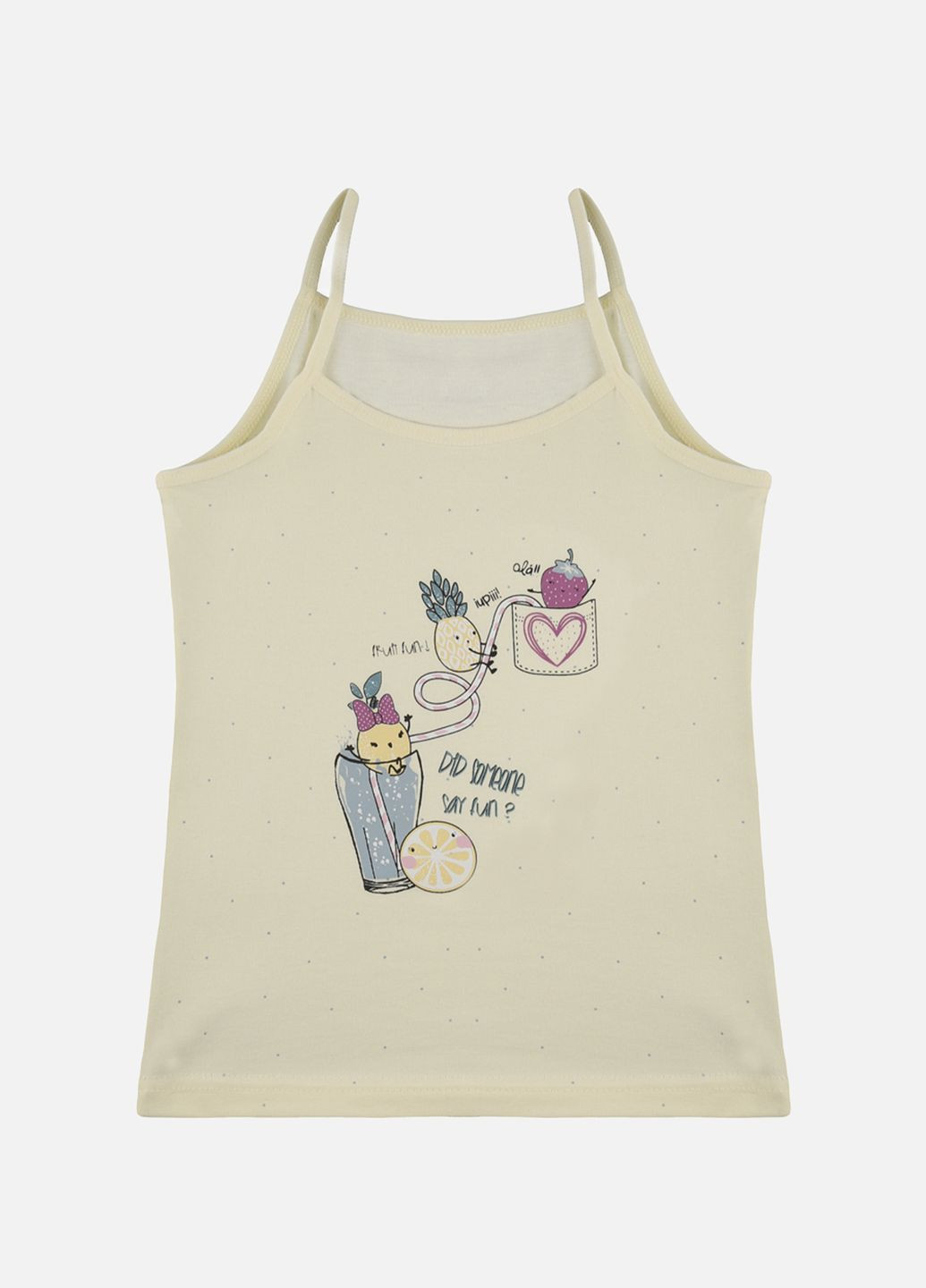 Майка для девочки цвет желтый ЦБ-00277043 Donella (331283177)