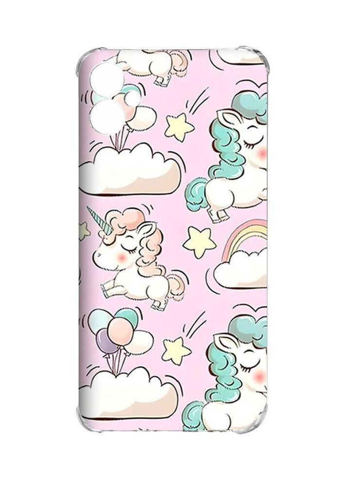 Чохол з потовщеними кутами на Samsung Galaxy A05 (A055):: Єдинороги (принт 106) Creative (355392283)