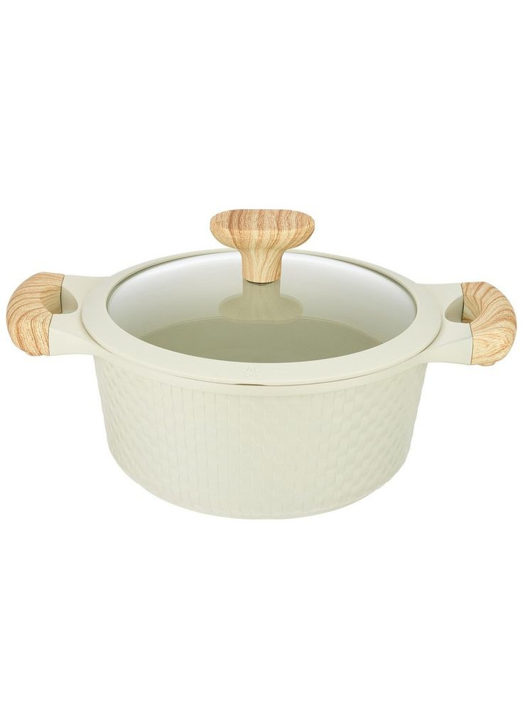 Кастрюля Ran белая 20 см 2.4 л (m464811) RESTO Ran біла 20 см 2.4 л (366562321)