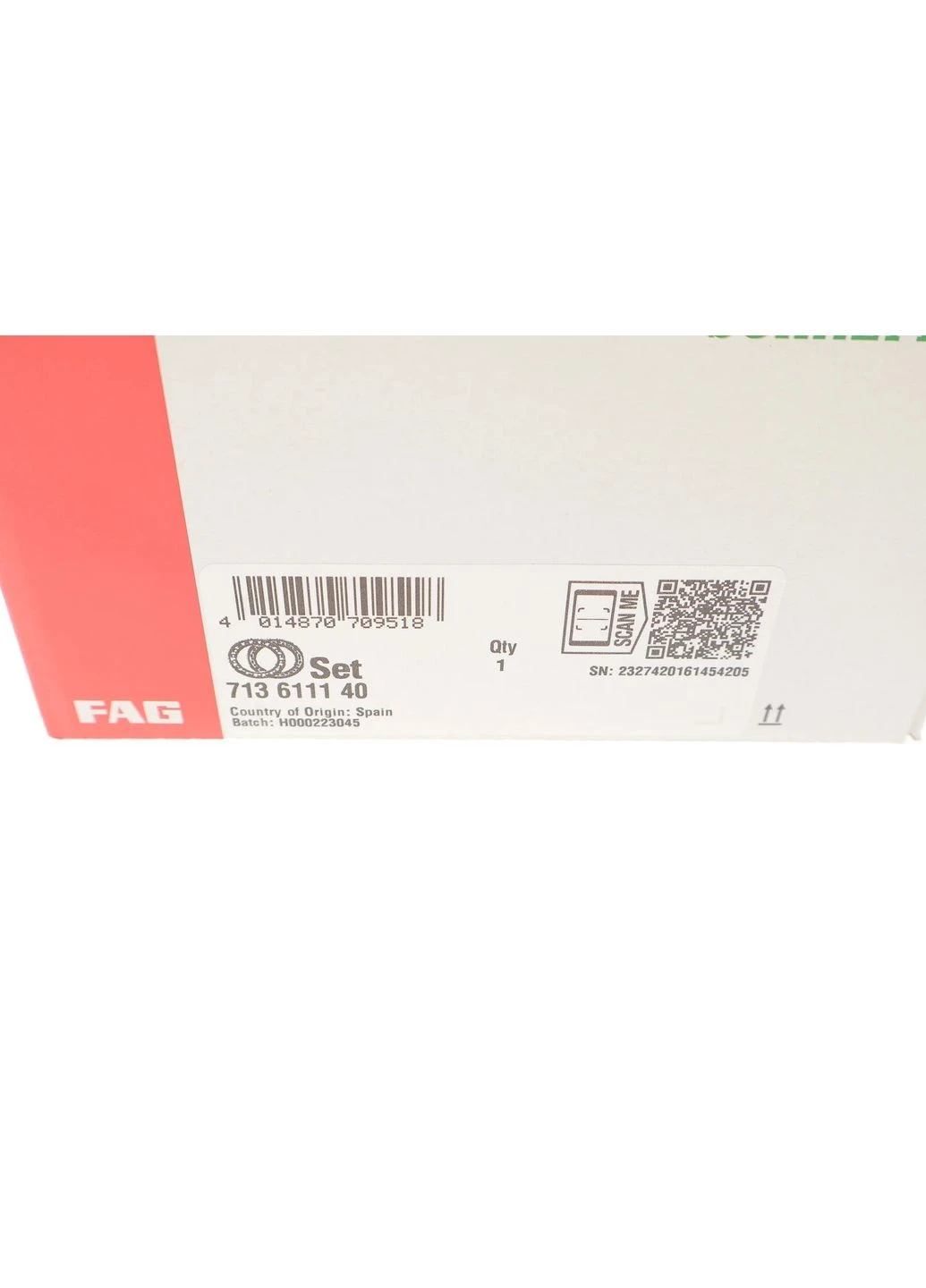 Подшипник ступицы (комплект) 713 6111 40 No Brand (360748050)