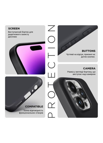 Чехол для мобильного телефона (ARM73134) ArmorStandart Matte Slim Fit Xiaomi Redmi Note 13 Pro 4G Black (366068084)