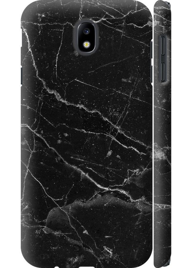 3D пластиковый матовый чехол 'Черный мрамор v2' для Samsung Galaxy J7 J730 (2017) Endorphone Samsung Galaxy J7 J730 (2017) (316654659)