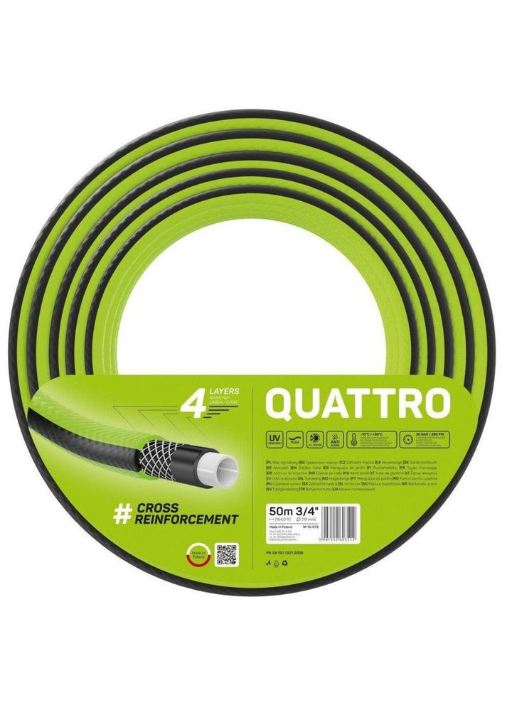 Шланг садовий Шланг поливальний Quattro 50 м 3/4” (10073) Cellfast (314975531)