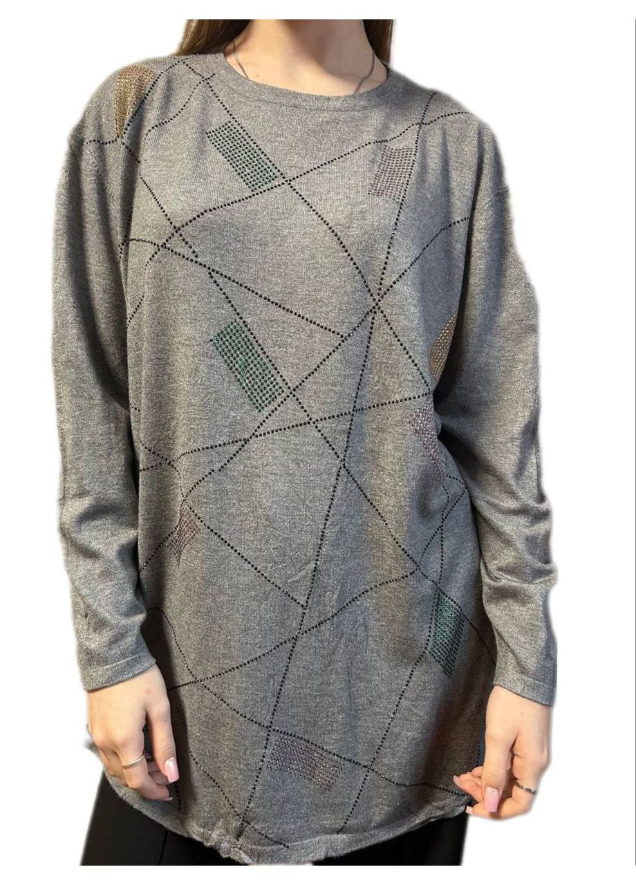 Сірий демісезонний гарний джемпер Fashion Club