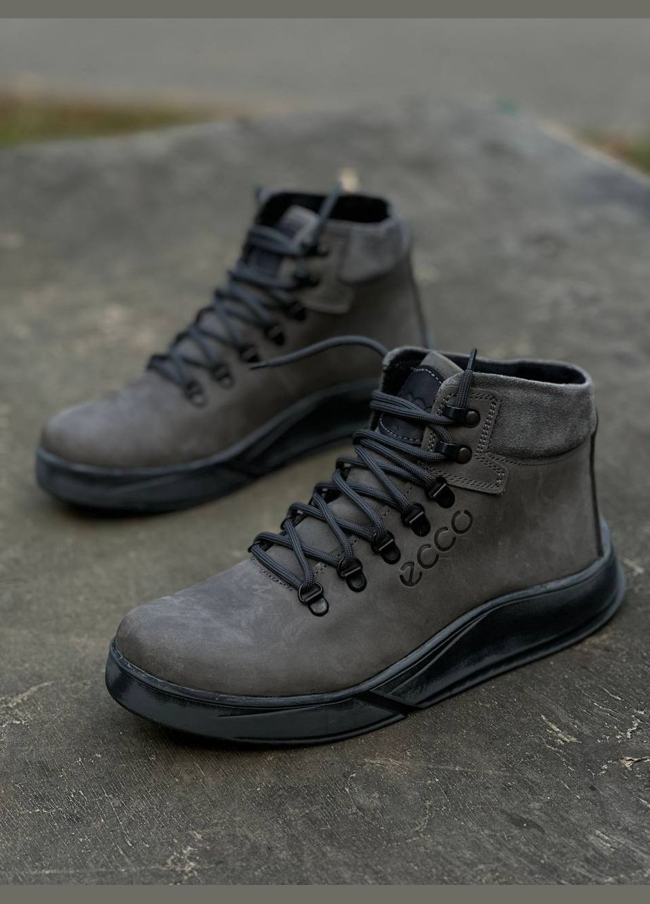 Серые зимние ботинки Vakko