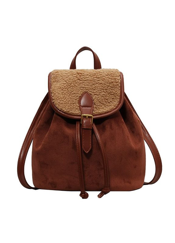 Рюкзак женский екозамш Volix brown Italian Bags (292566904)