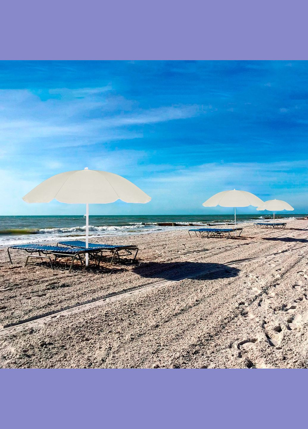 Пляжный зонт 160 см с регулировкой высоты Springos bu0018 (275096374)