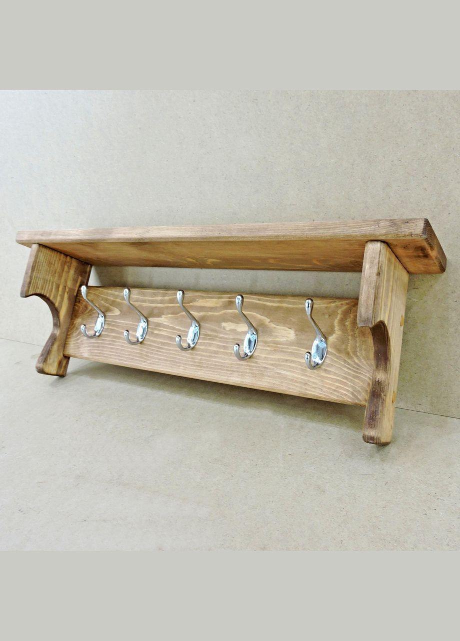 Вішалка для одягу з дерева Калгарі мускат (ВДО-000107) No Brand (327848088)