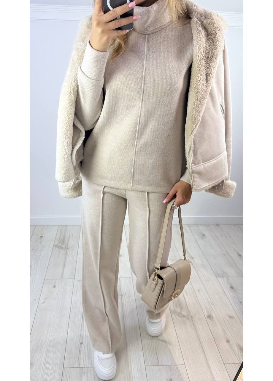 Теплый костюм брюки и кофта ангора No Brand (365796658)