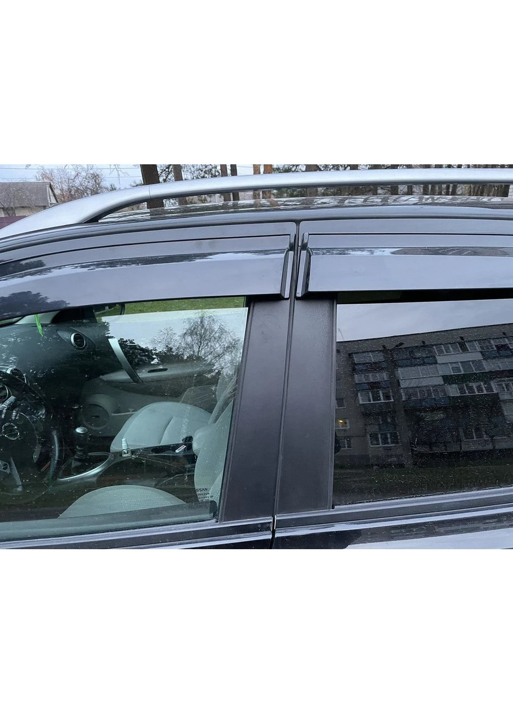 Дефлекторы окон (4 шт., Sport) для Nissan Qashqai 2007-2010 гг. Sunplex (392215491)