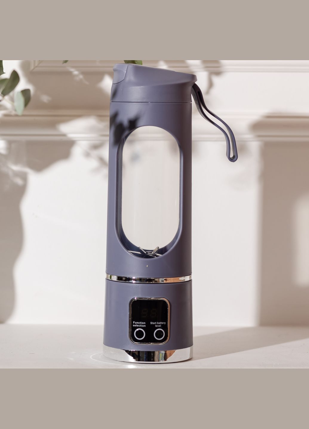 Блендер-шейкер портативный 2 в 1 для коктейлей 450 мл с USB-зарядкой, Huizhou (361678051)