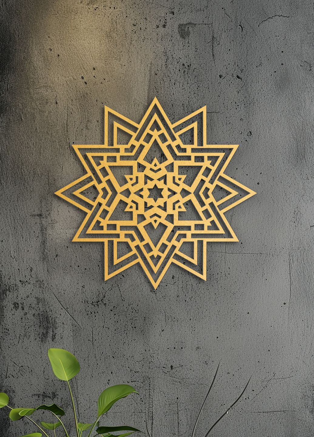 Настенный декор для комнаты, декоративное панно из дерева "Магическая мандала", картина лофт 70х70 см Woodyard (291842682)