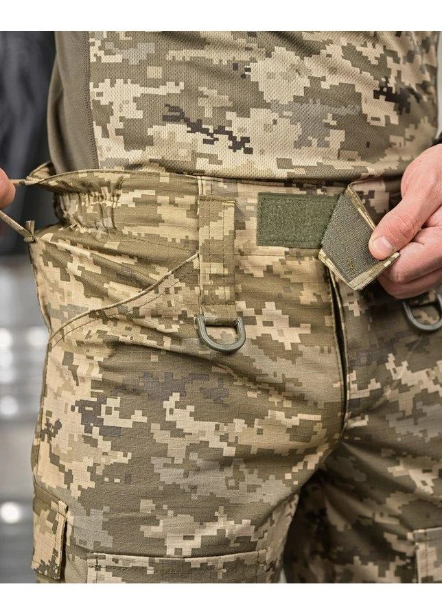 Тактичні шорти G3 7.62 піксель літні армійські штани для військовослужбовців охорони ЗСУ No Brand (393919040)