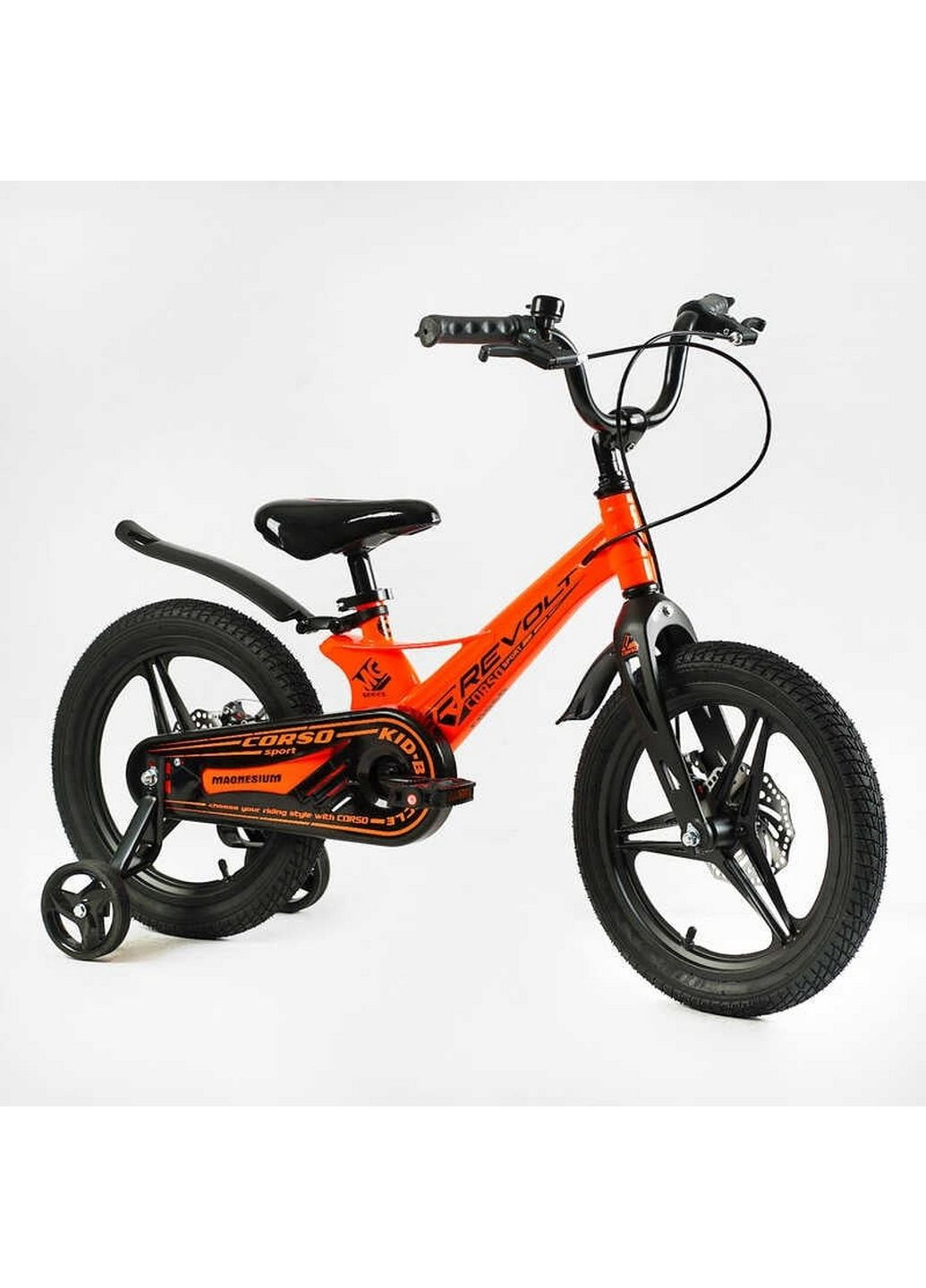 Детский велосипед "Revolt". Магниевая рама, дисковые тормоза Corso (288135732)