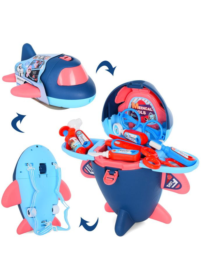 Игровой набор Доктор L666-58 стол 31-31-28 см, инструменты,самолет Bambi (367965166)