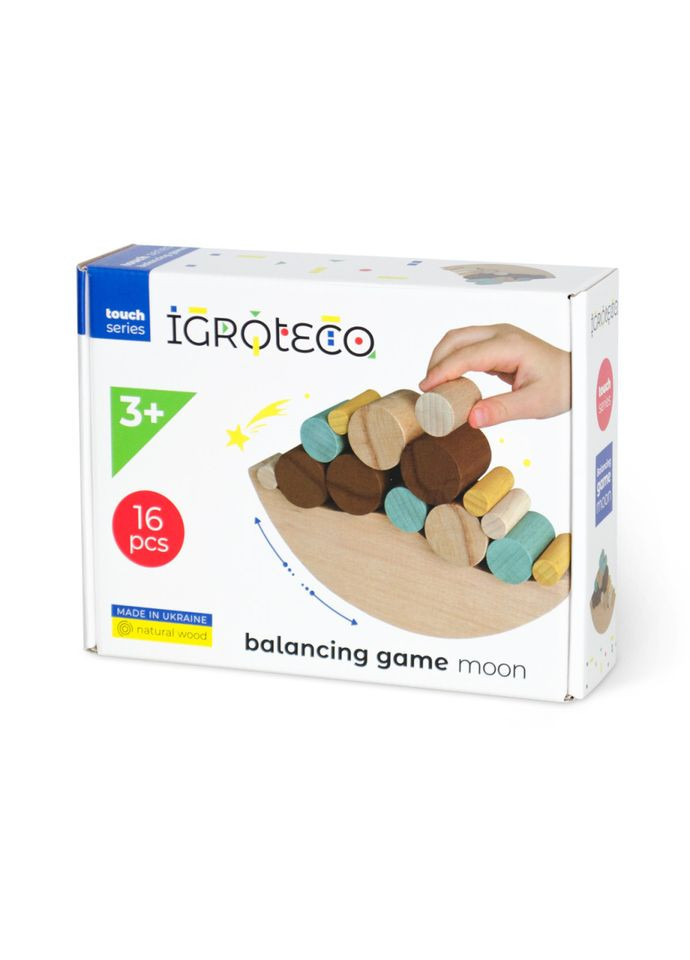 Развивающая игрушкабалансир "Луна" 900422, 16 деталей Igroteco (304406664)