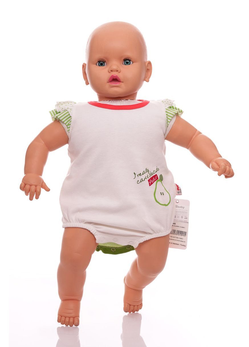 Боді сукня з коротким рукавом для дівчинки Груша інтерлок MiniPapi 68 см (31437) BABYKROHA (297199782)