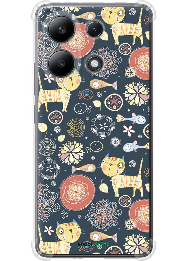 Чохол на Xiaomi Redmi Note 13 4G Кошенята v4 "1224sp-3654-70447" Endorphone (387692668)