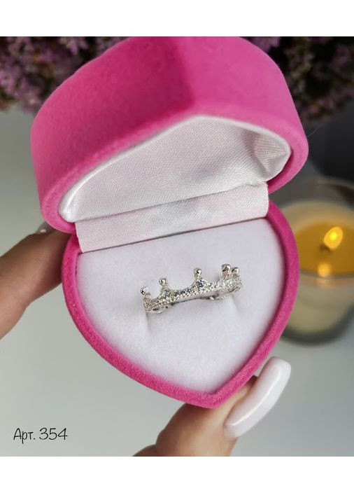 Серебряное кольцо Корона No Brand (354721454)