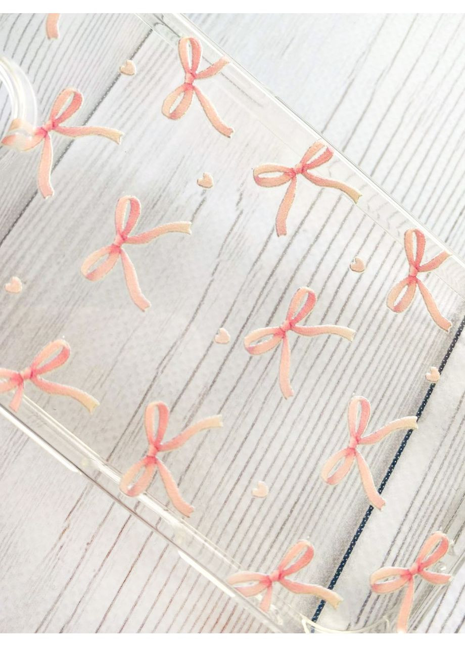 Чехол с утолщёнными углами на Samsung Galaxy S22 Бантики (принт 404) Creative (355387258)