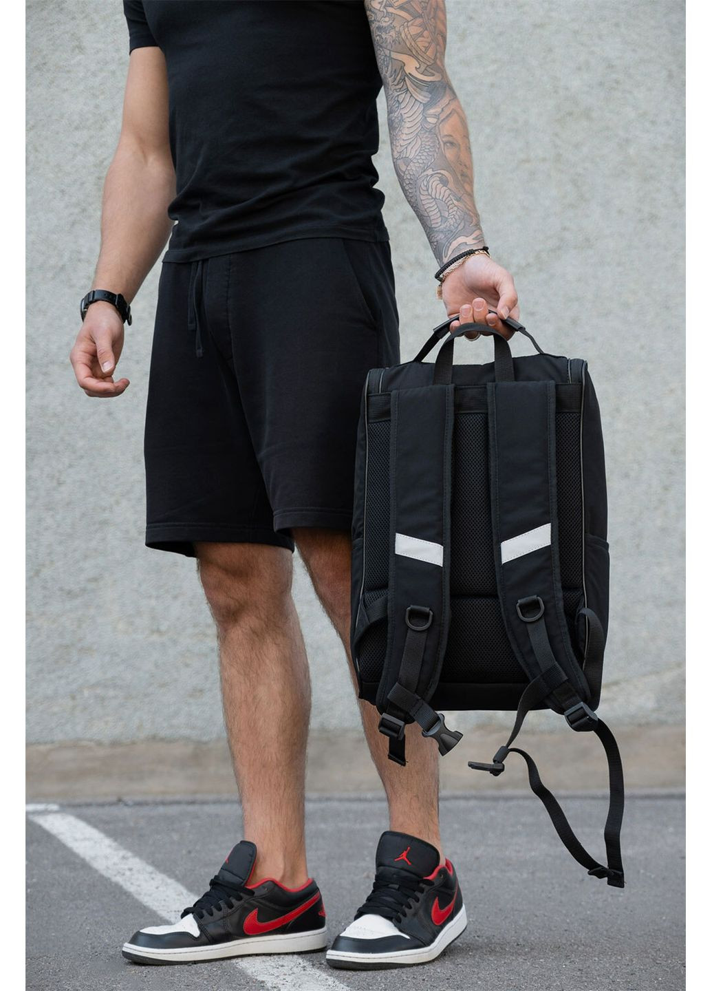 Мужской Городской Молодежный Рюкзак ELIOT Нейлон Для Ноутбука Black Without (360641717)