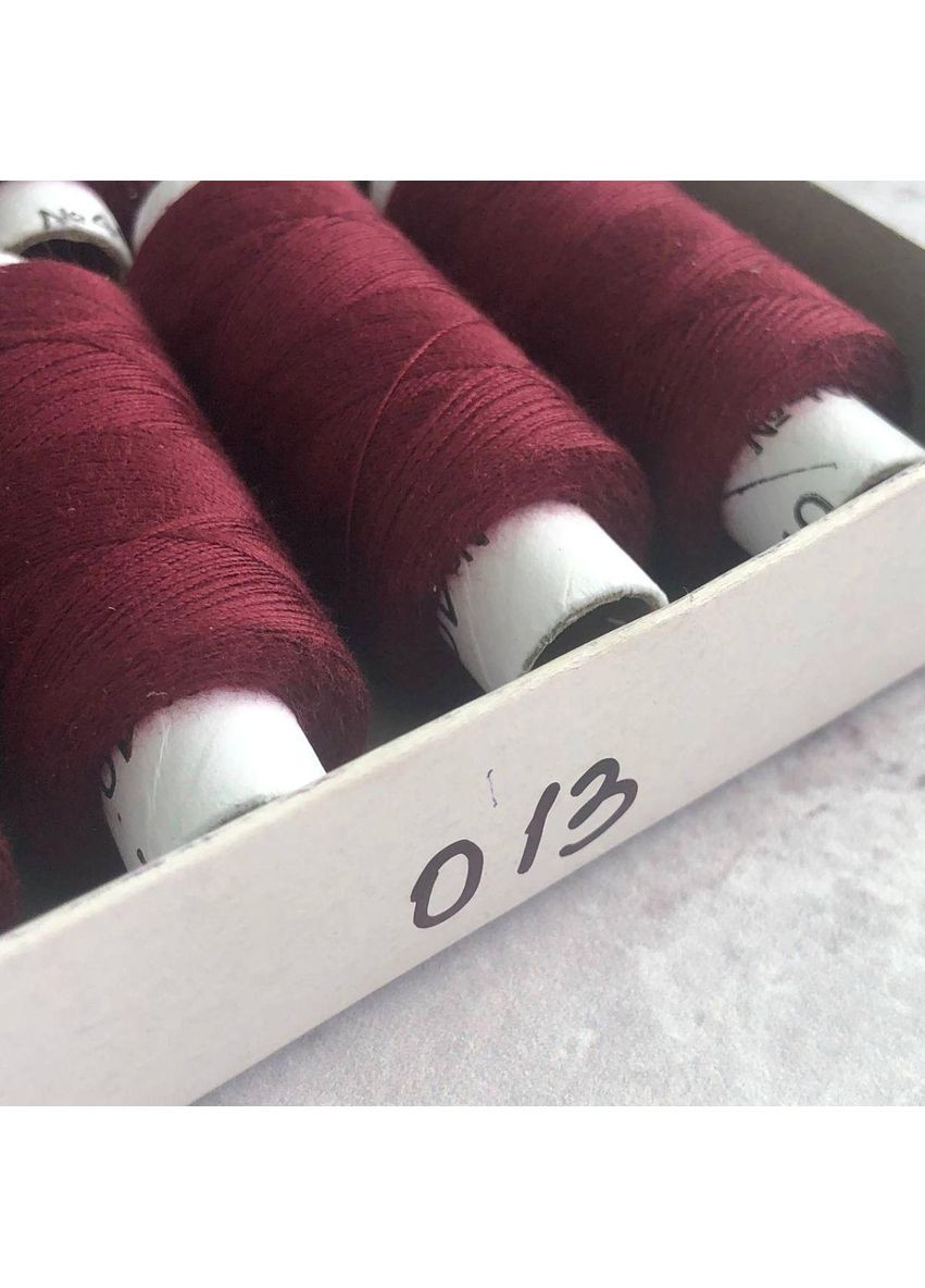 013 Нити в катушках, для шитья 100% полиэстер 40/2 (боб 200м) Plus-plus (354798512)