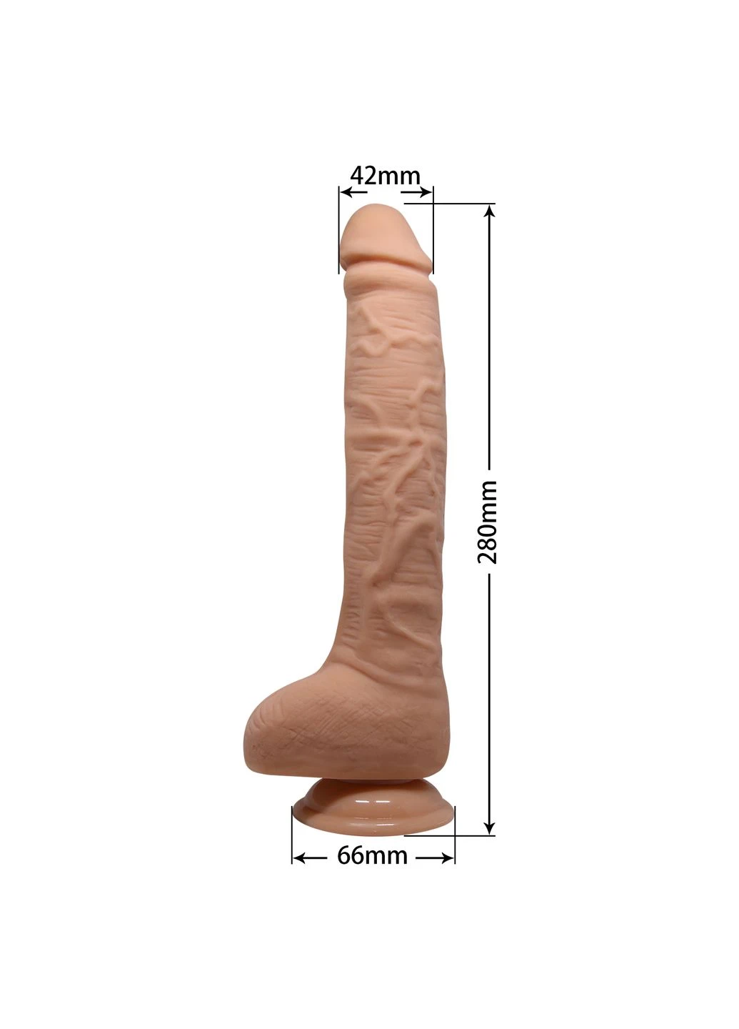 Вибратор Beautiful Encounter Dick, 28 см ( ) Baile (376222216)