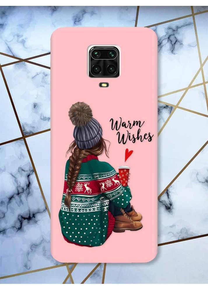 Матовый чехол на Xiaomi Redmi Note 9 Pro/Note 9S/Note 9 Pro Max:: Девушка с кофе (принт 136) Creative (362963041)